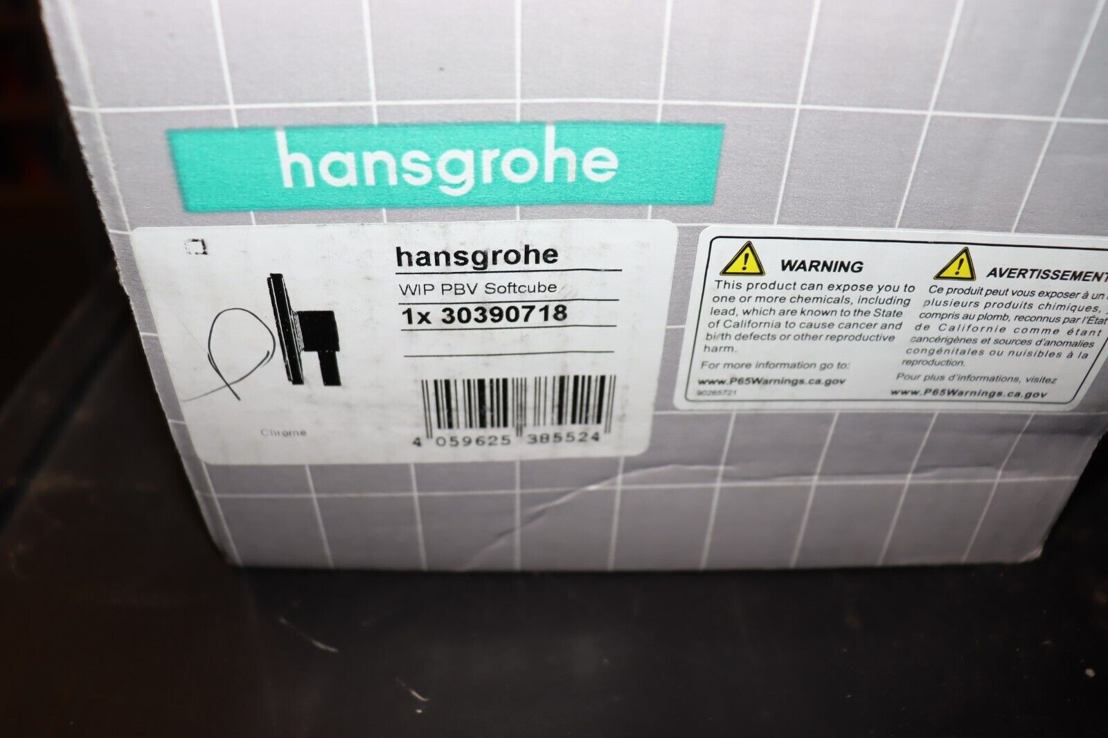 Hansgrohe Pressure balance WIP PBV Soft Cube , 30390718