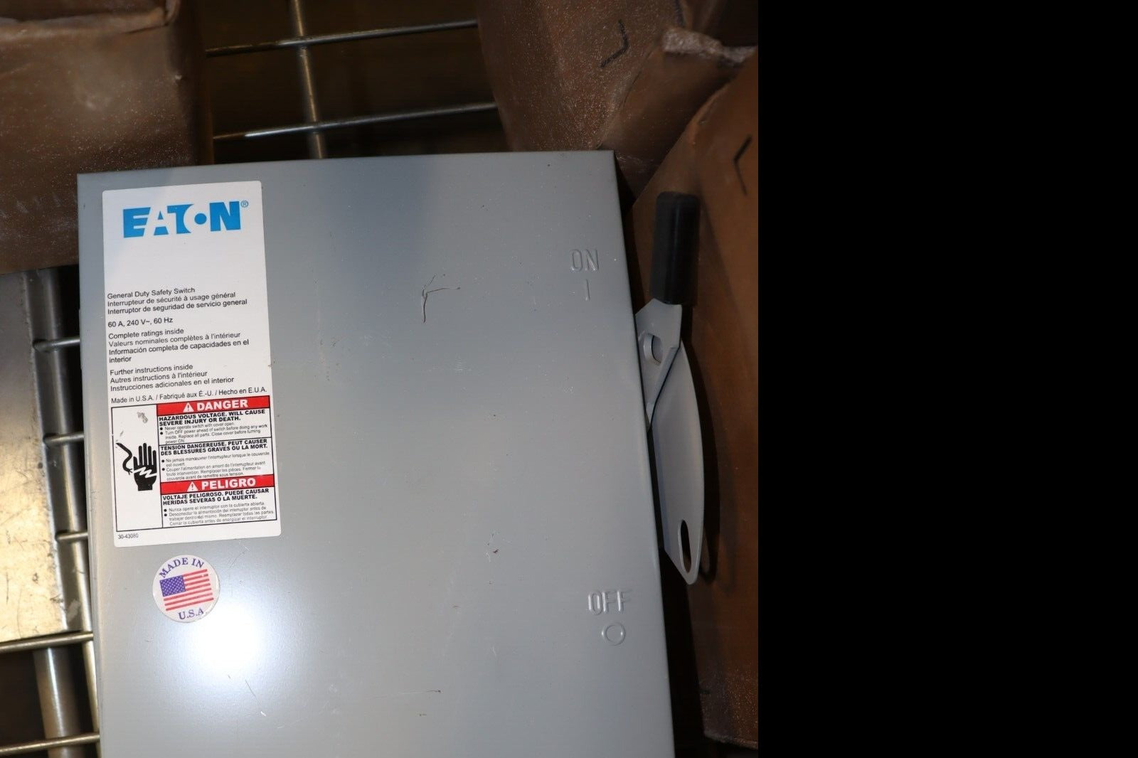 Eaton 60 Amp 2 Pole 240 Volt Disconnect and Safety Switch DG222UGB