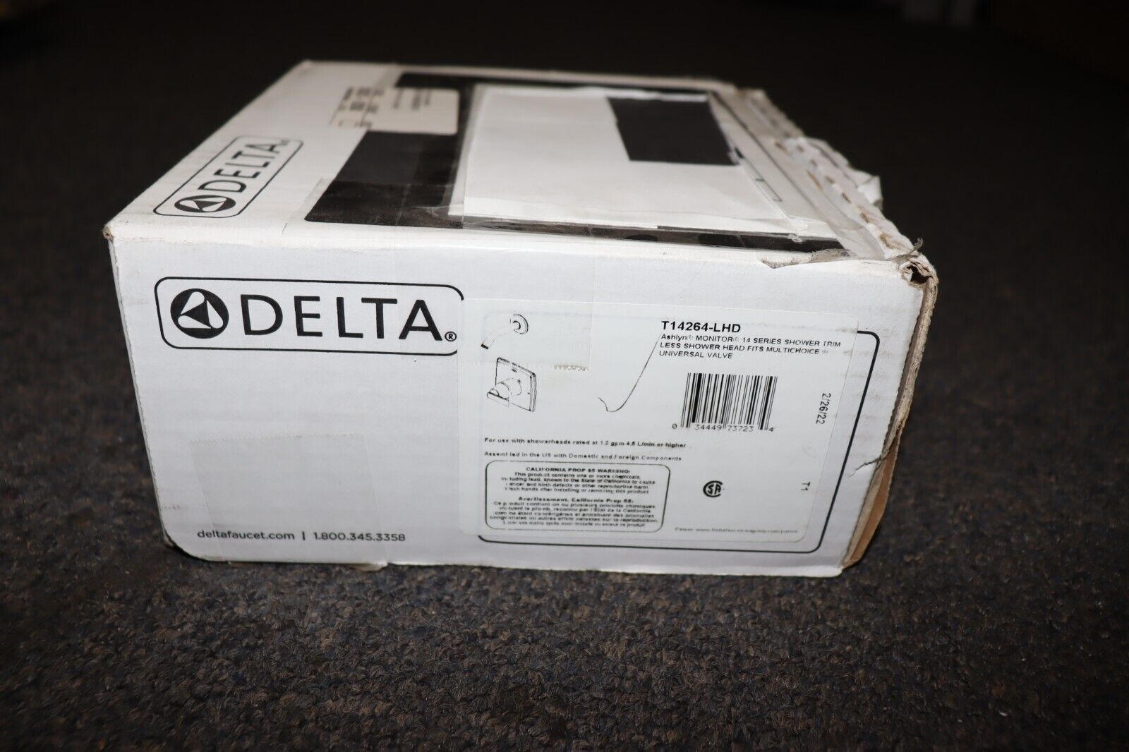 Delta Ashlyn 14 Series Single-Handle Shower Faucet Shower Trim Kit, T14264-SSLHD