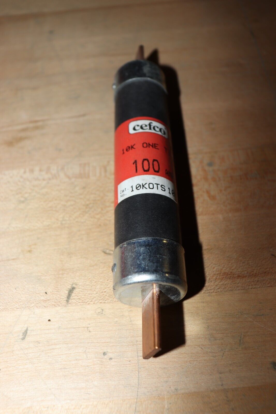 CEFCO 10KOTS100 100A 600V FUSE CLASS H IR 10KA