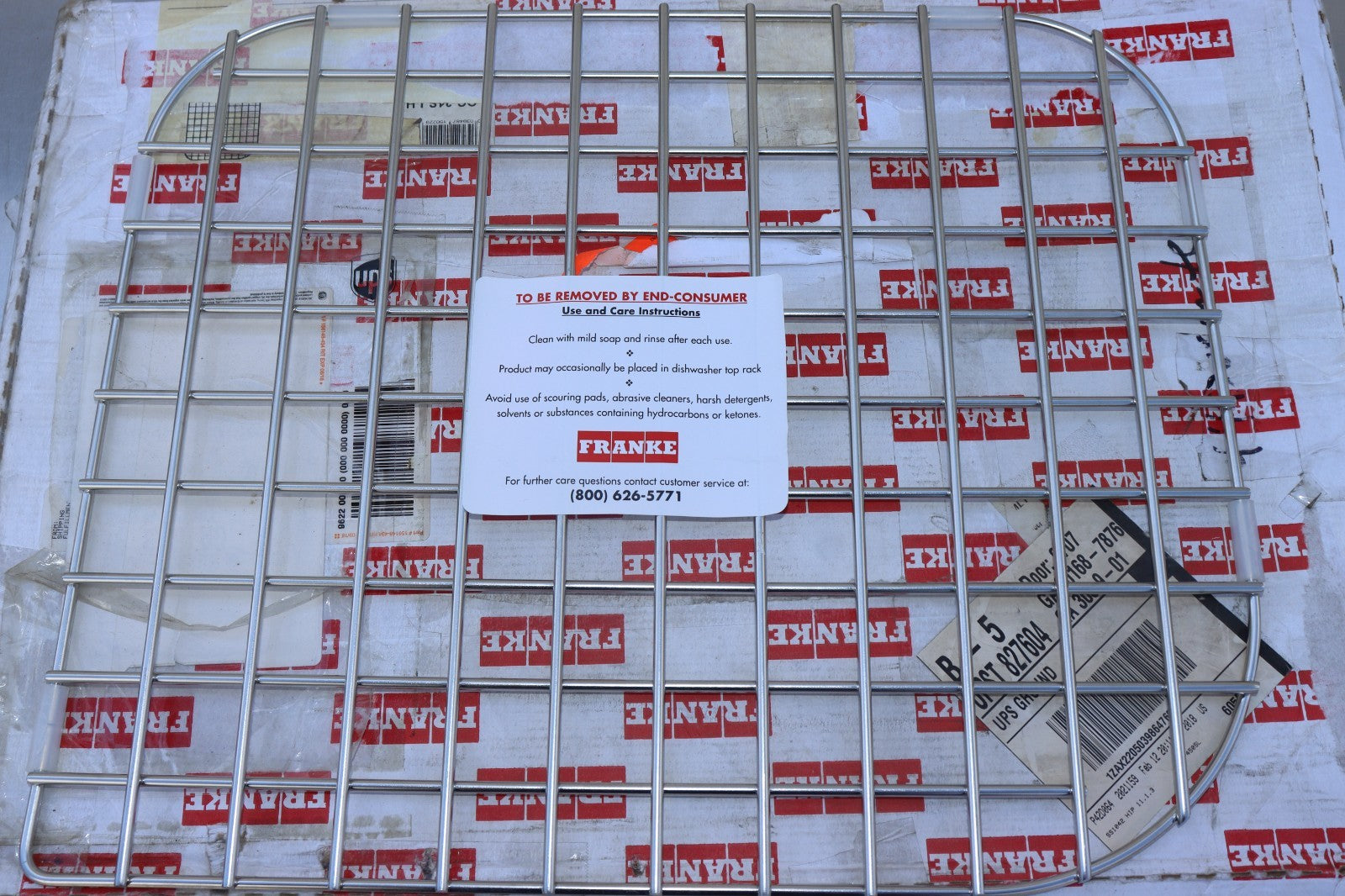 Franke Orca OC31CLH Sink Bottom Grid in Stainless Steel