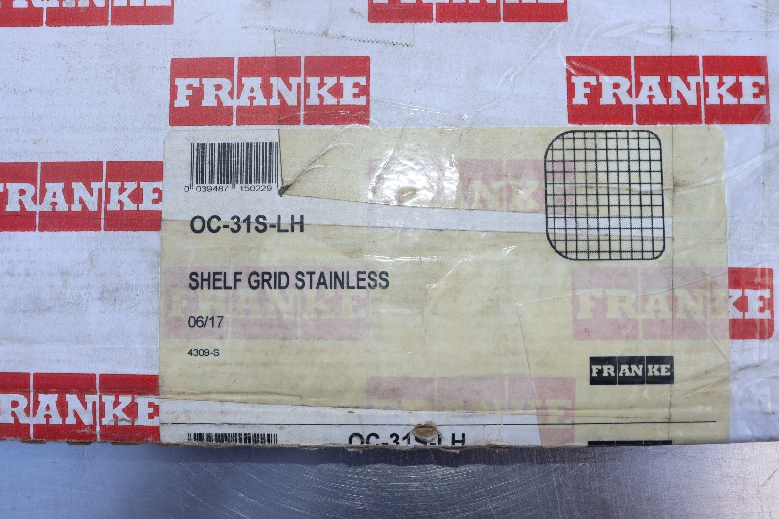Franke Orca OC31CLH Sink Bottom Grid in Stainless Steel