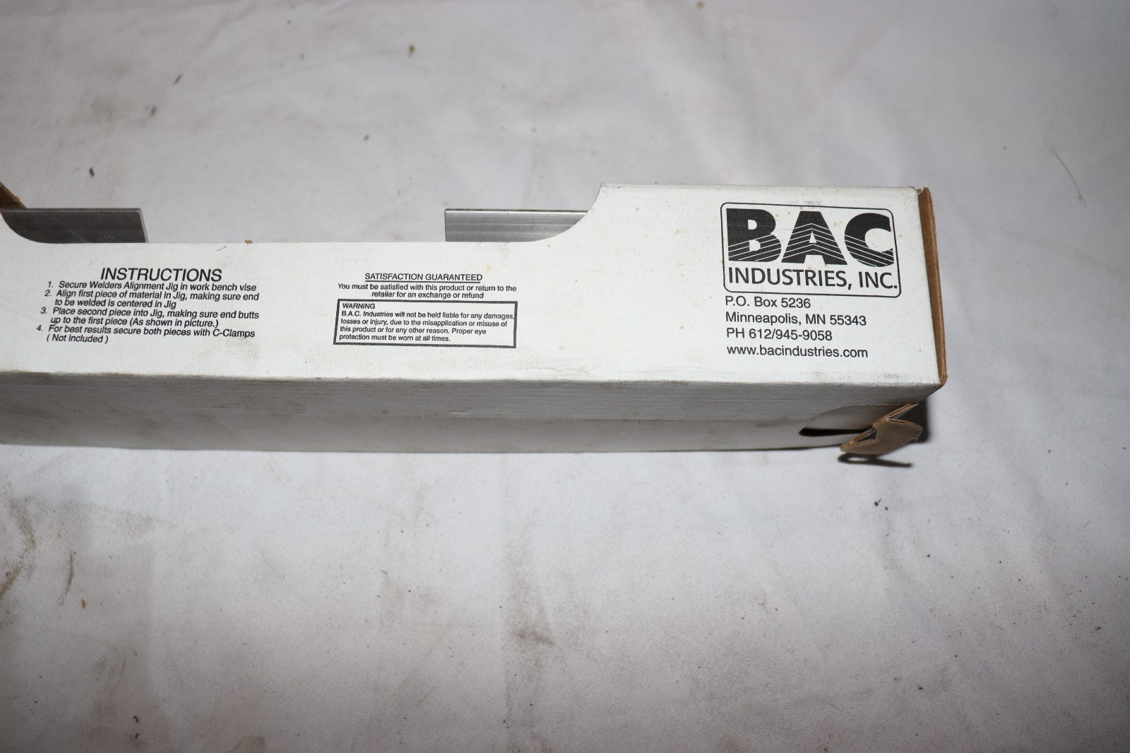 BAC Industries Welder's Alignment Jig AJ-16, Aluminum, New Old Stock