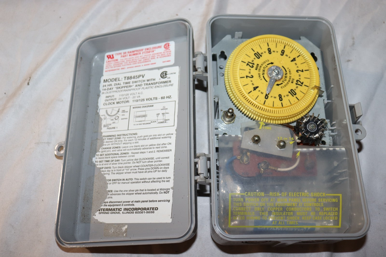 Intermatic T8845PV S125-Volt Mechanical Cycle and Irrigation Timer Switch