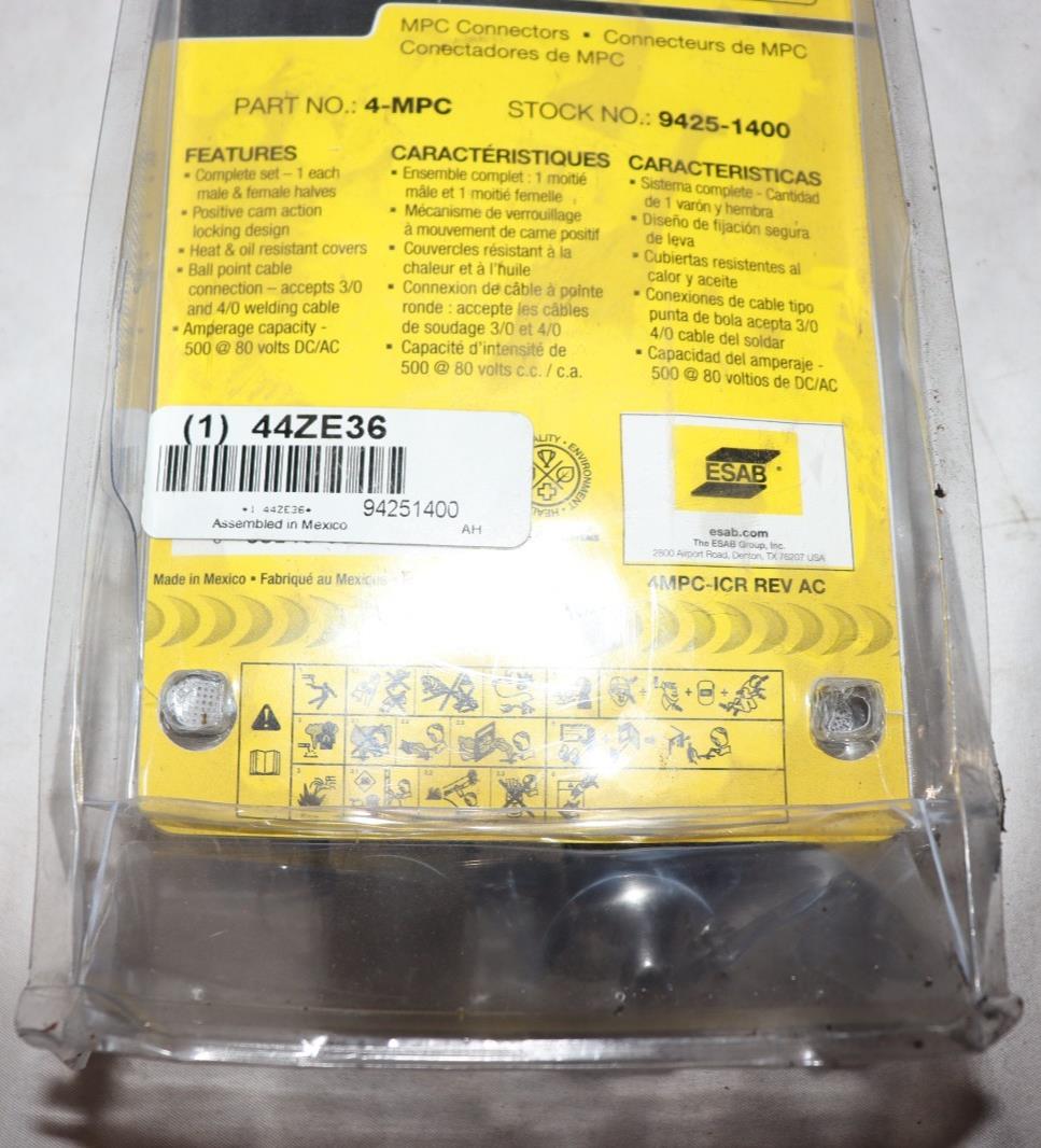 TWECO 94251400 Cable Connector, Female/Male, 3/0 to 4/0 AWG 44ZE36