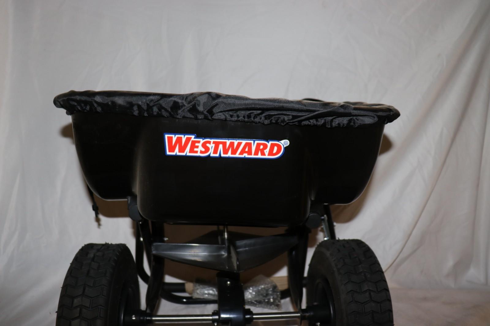 Westward 10F635A Broadcast Spreader for Fertilizer & Grass Seed