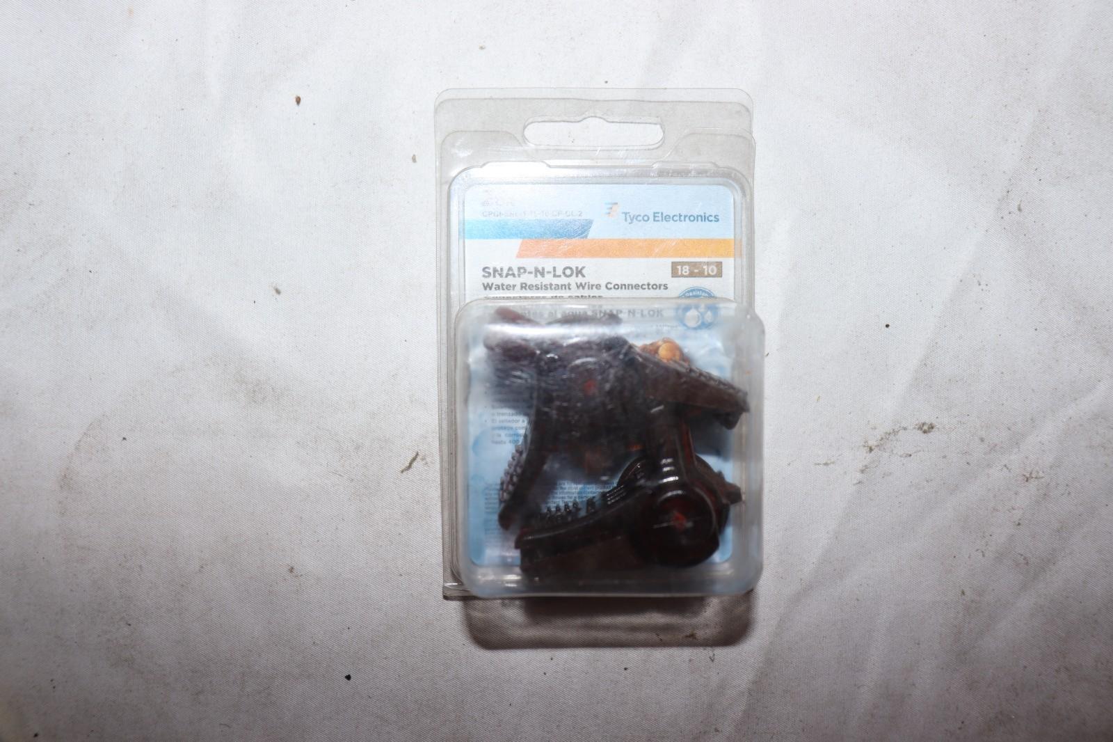 Tyco Electronics CPGI-SNL-1-18-10-CP-CL-2 Pigtail Wire Connectors (Pack of 2)