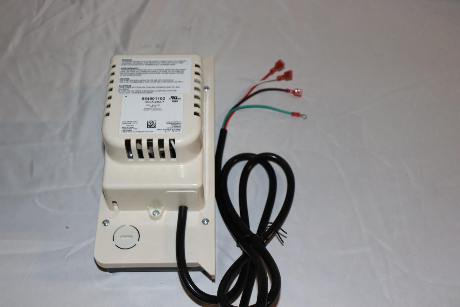 VCCA-20ULY Series 115-Volt Low Profile Condensate Removal Pump, New