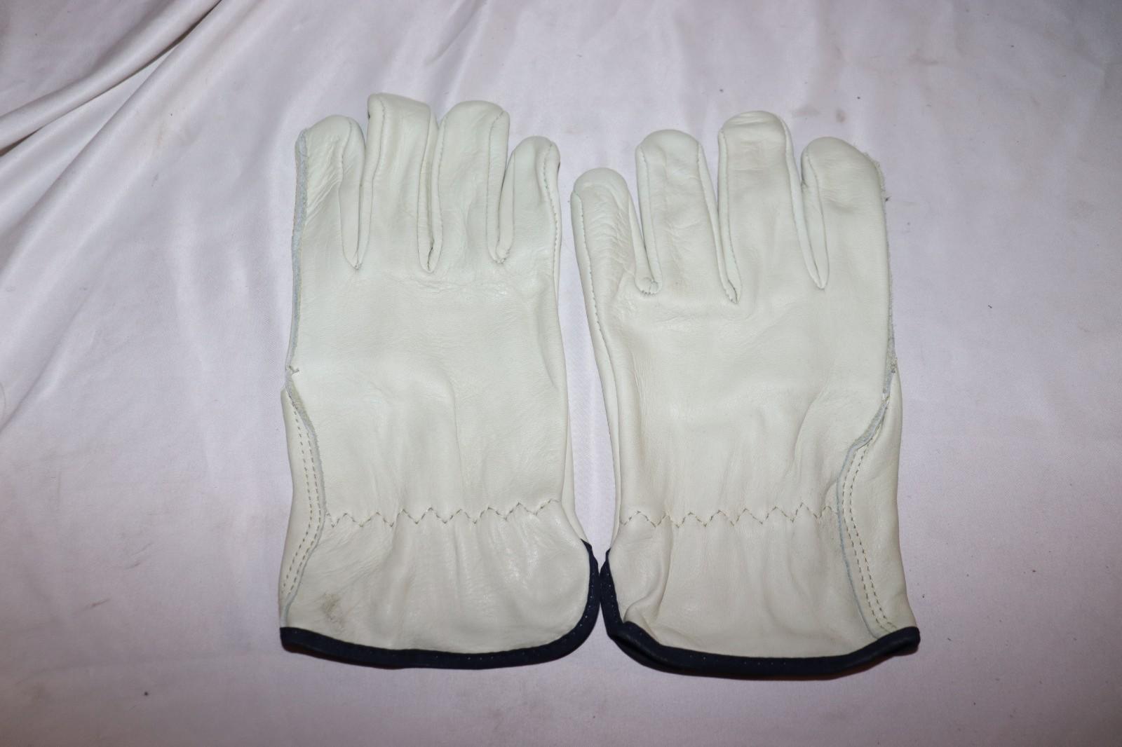 12 Pair - Extra Large Leather Drivers Work Gloves RN 78713, 6130XL