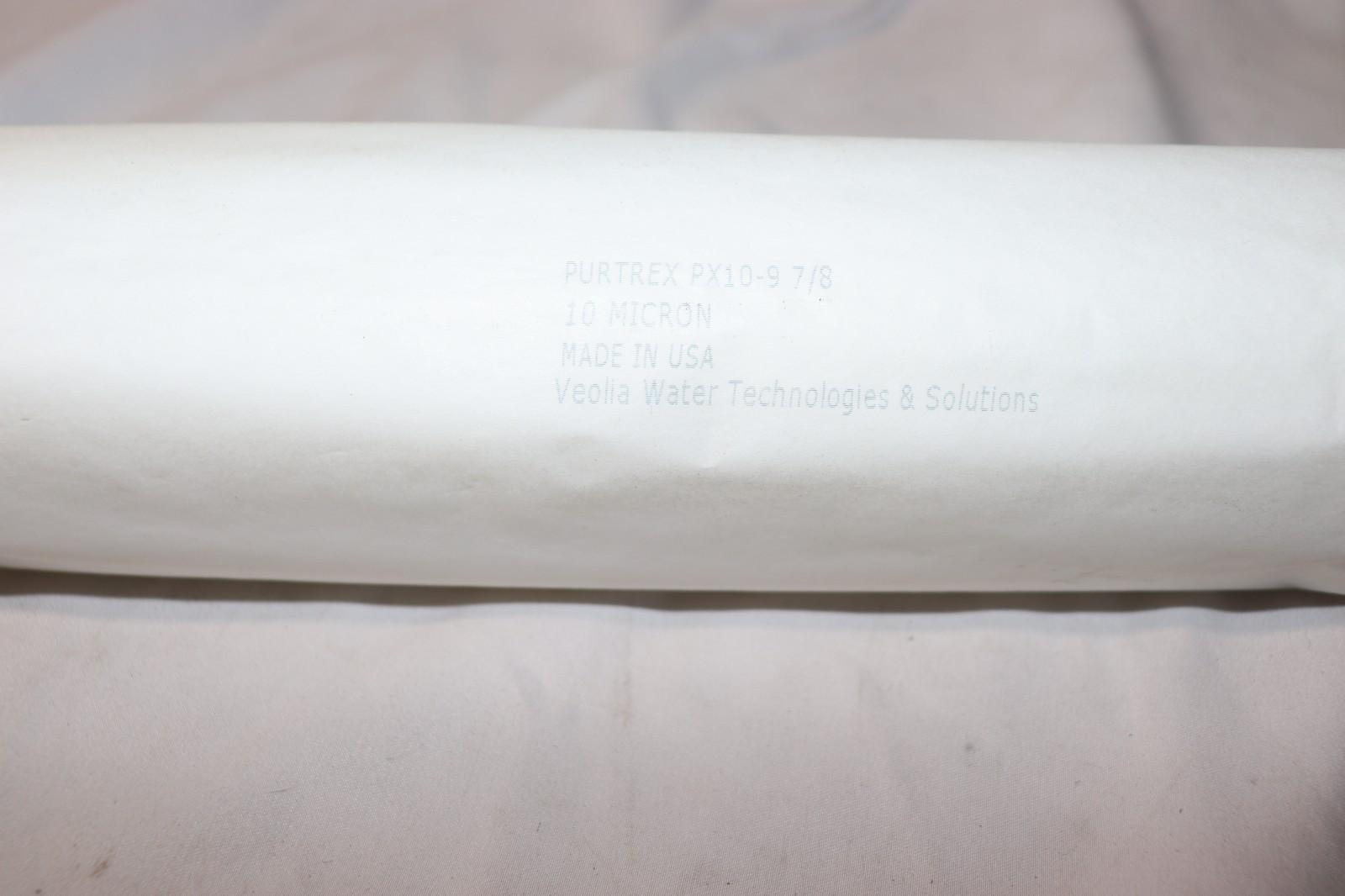 Purtrex PX10-9-78 Replacement Filter 10 Micron P#93023 Size 2.5" By 10" (40Pk)