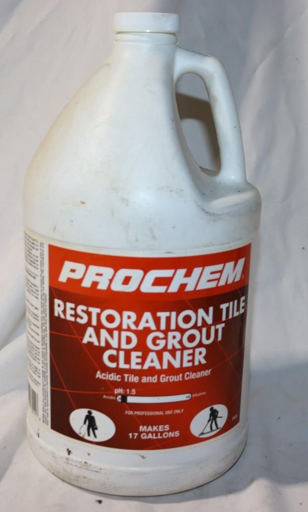 Prochem Concentrated Tile and Grout Cleaner 1 Gallon / 128 Dri-Eaz, Makes 17gal