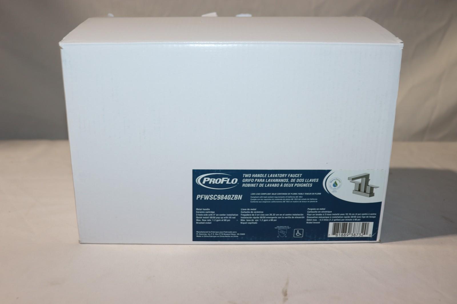 PROFLO PFWSC9840 Kelper 1.2 GPM Centerset Bathroom Faucet - Nickel