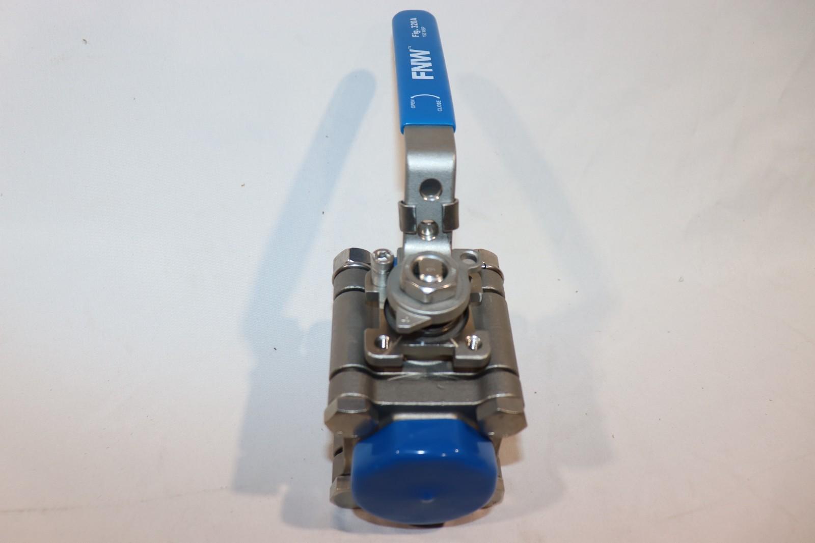 NEW FNW 320A 1-1/4" STAINLESS STEEL FULL PORT BALL VALVE CF8M 1500CWP FNW320