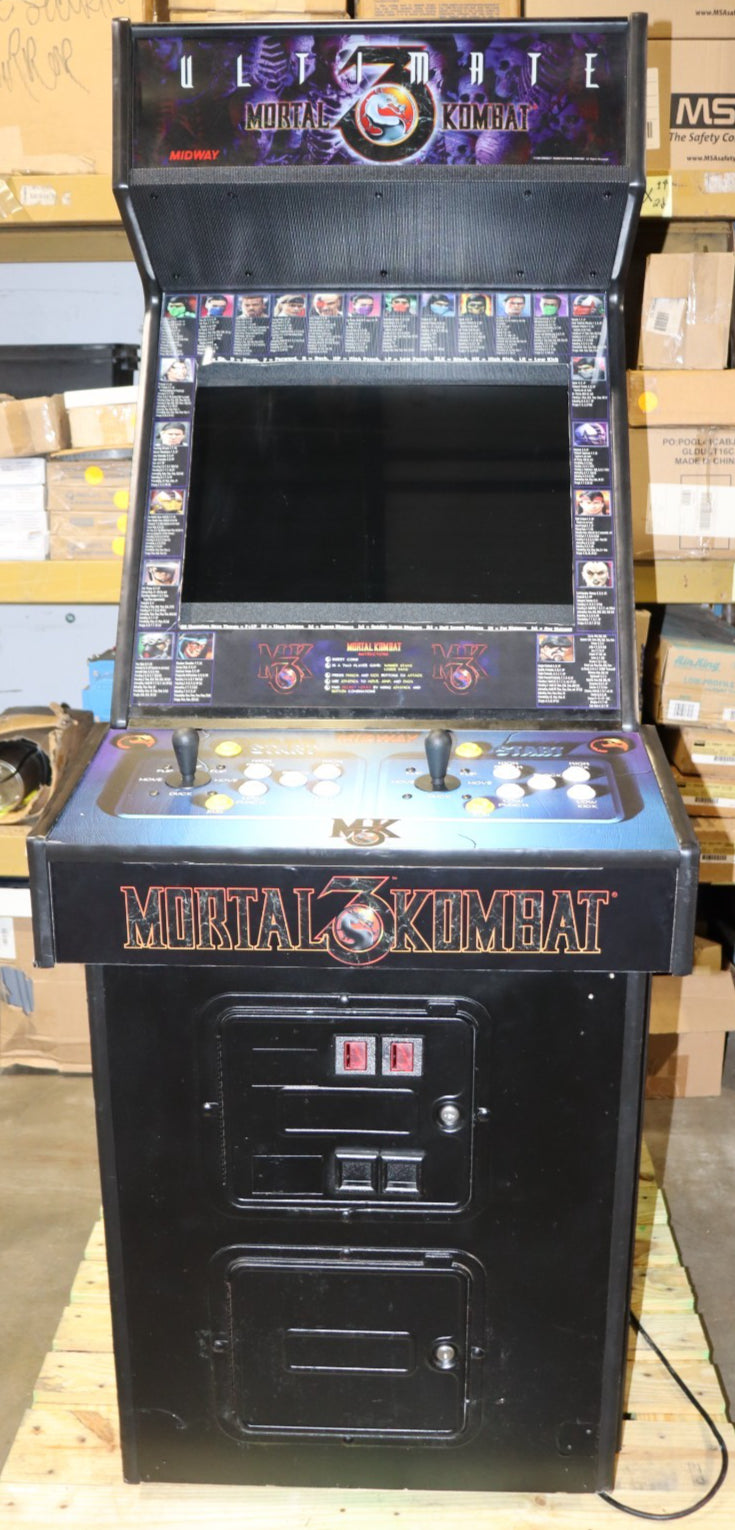 MORTAL KOMBAT 3 ULTIMATE ARCADE MACHINE by MIDWAY 1995 (Excellent Condition)