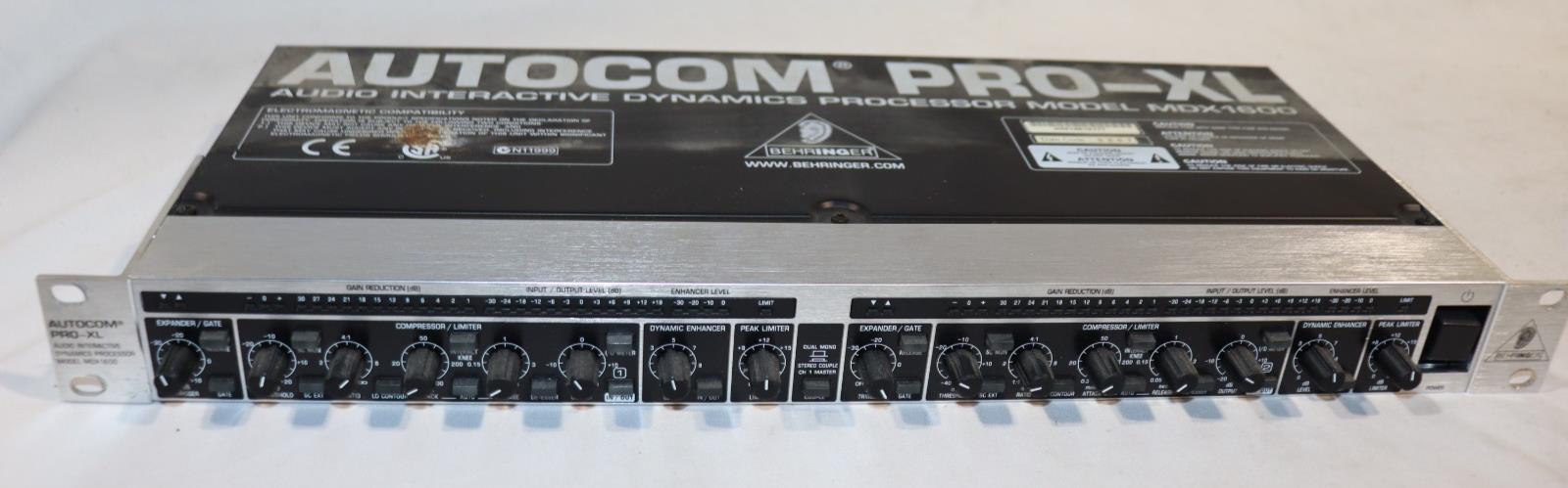 Behringer Autocom Pro-XL MDX1600 2-Channel Dynamics Processor