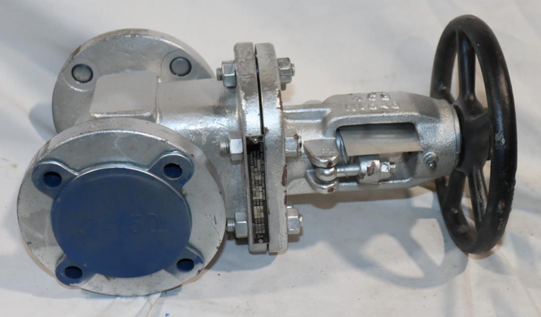 FNW Valve 2" 150# Flanged Carbon Steel Gate Valve w/ Handwheel Fig 551 WCB