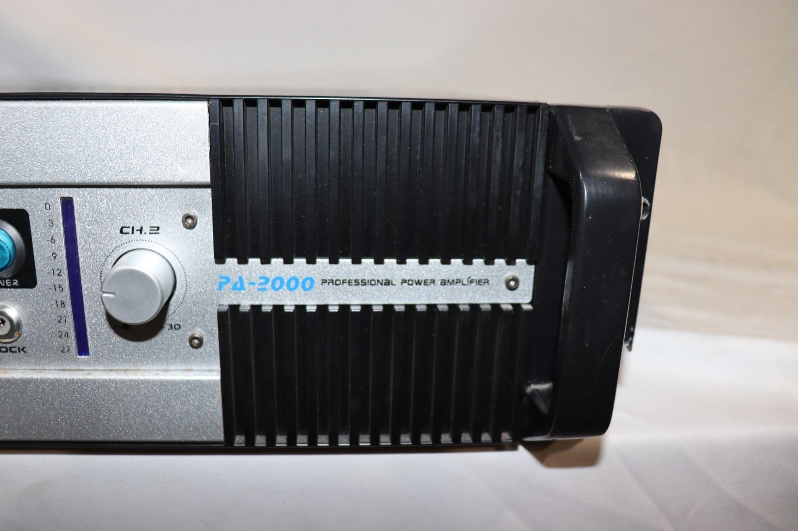 TECHNICAL PRO PA2000 2000 WATT 3U PRO AMPLIFIER WITH LOCK