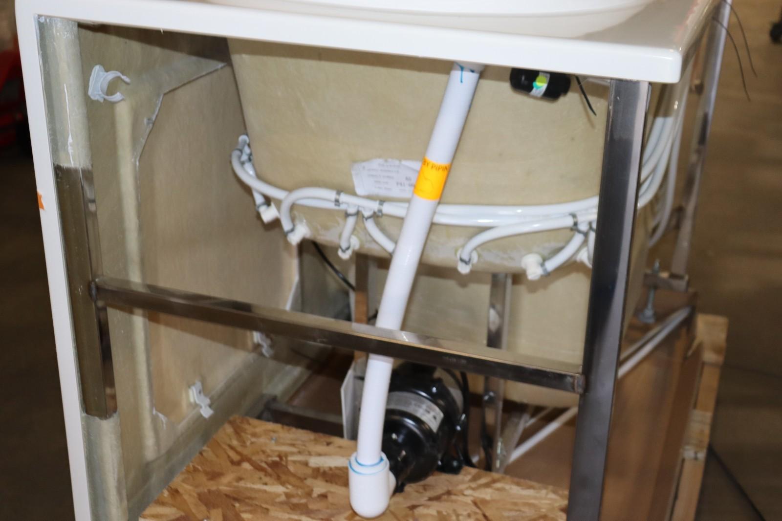 American Standard 60" Alcove Fiberglass Air Walk in Tub w/ Left Drain, White