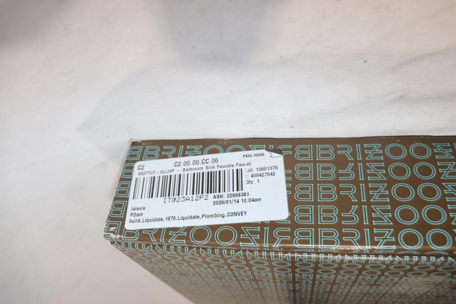 Brizo Invari 1.5 GPM Widespread Bathroom Faucet w/ Pop-Up Drain, LESS HANDLES