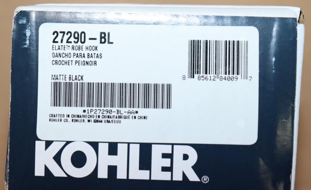 Kohler 27290-BL Elate Single Robe Hook