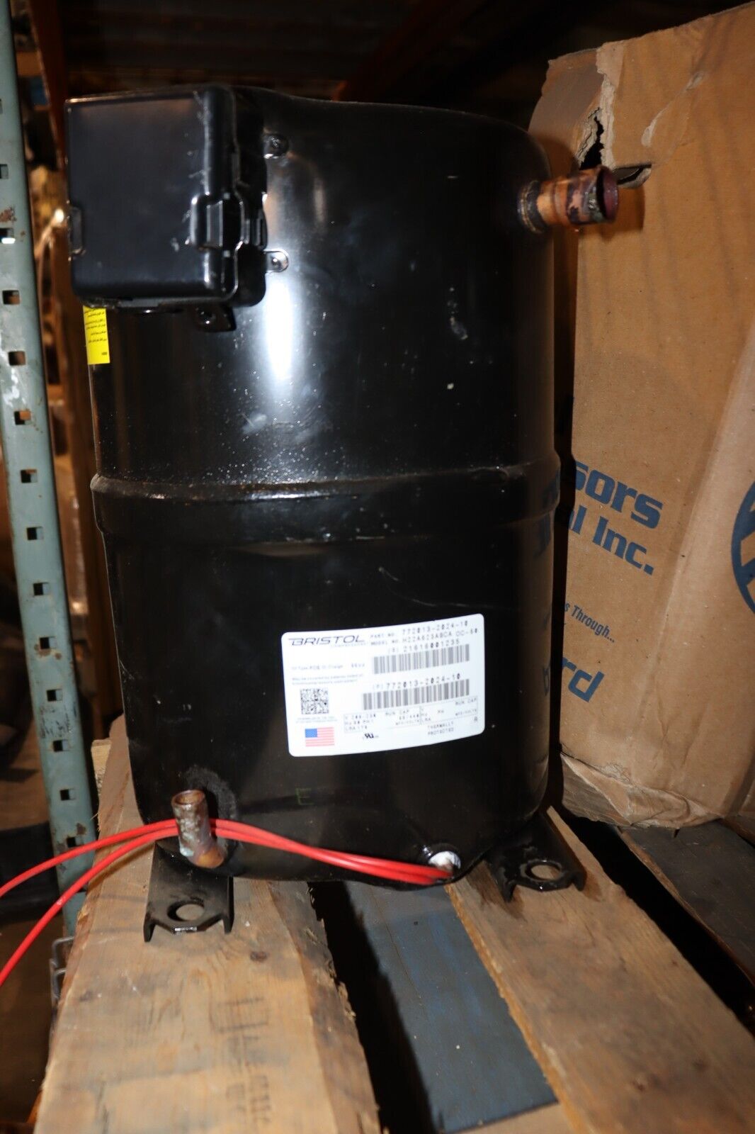 BRISTOL 62,000 BTU Reciprocating Compressor 5 HP (230/208V, 1 phase) H22A623ABCAP