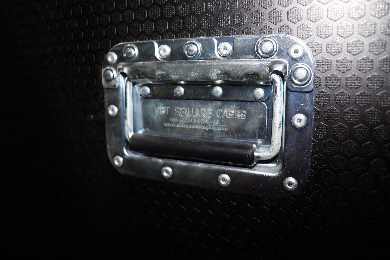 Road Case LARGE 102"x32"x58" Set Square Staging Travel Case, w/ Casters, Black