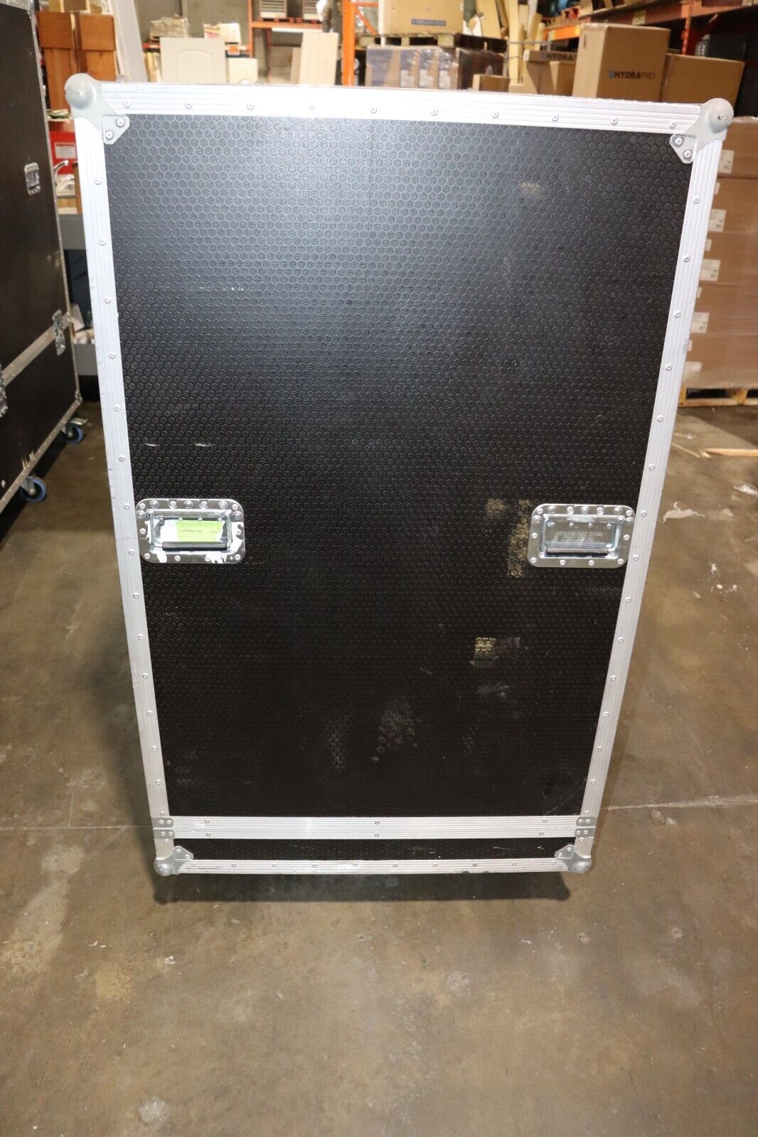 Road Case LARGE 102"x32"x58" Set Square Staging Travel Case, w/ Casters, Black