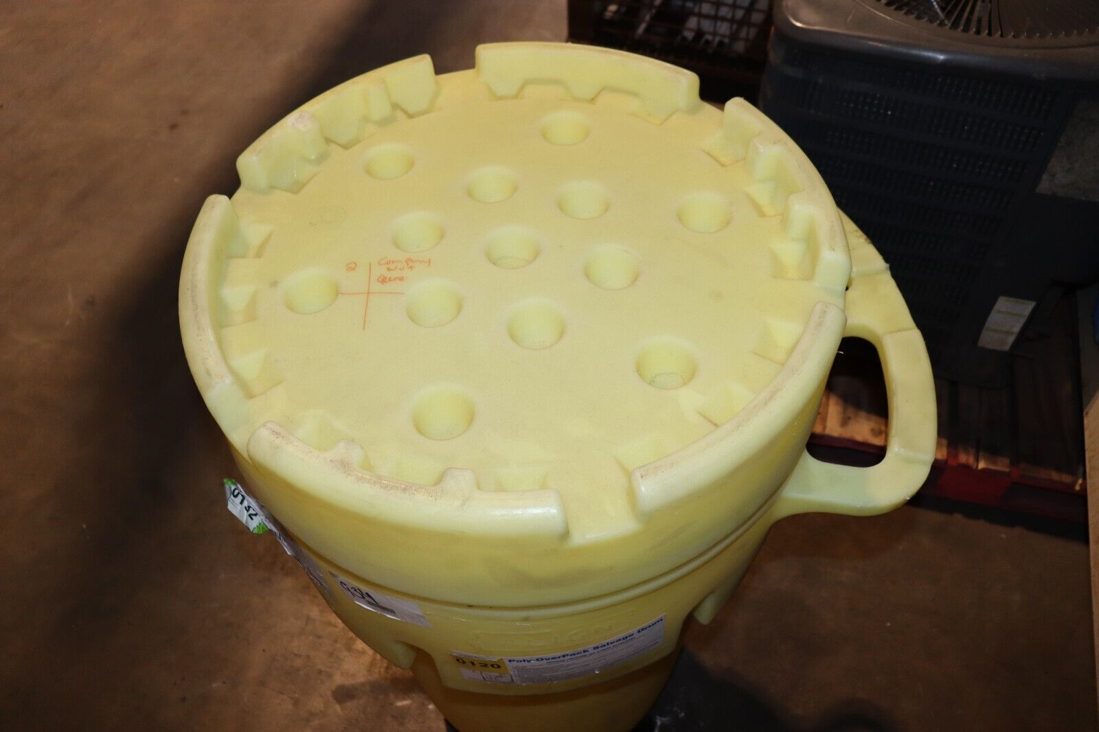 SPILLTECH SPKHZ-50-WD Spill Kit, Wheeled Drum, Chemical/Hazmat 443U45, New