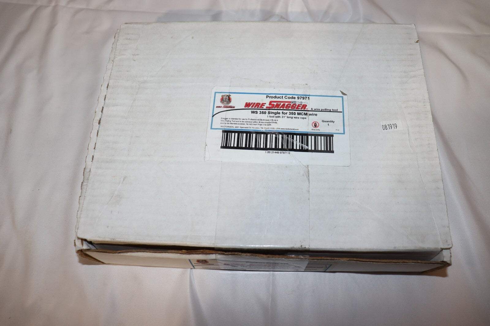 RECTORSEAL WIRE SNAGGER 97971 350 MCM, Tool w/ 31 inch cable, New