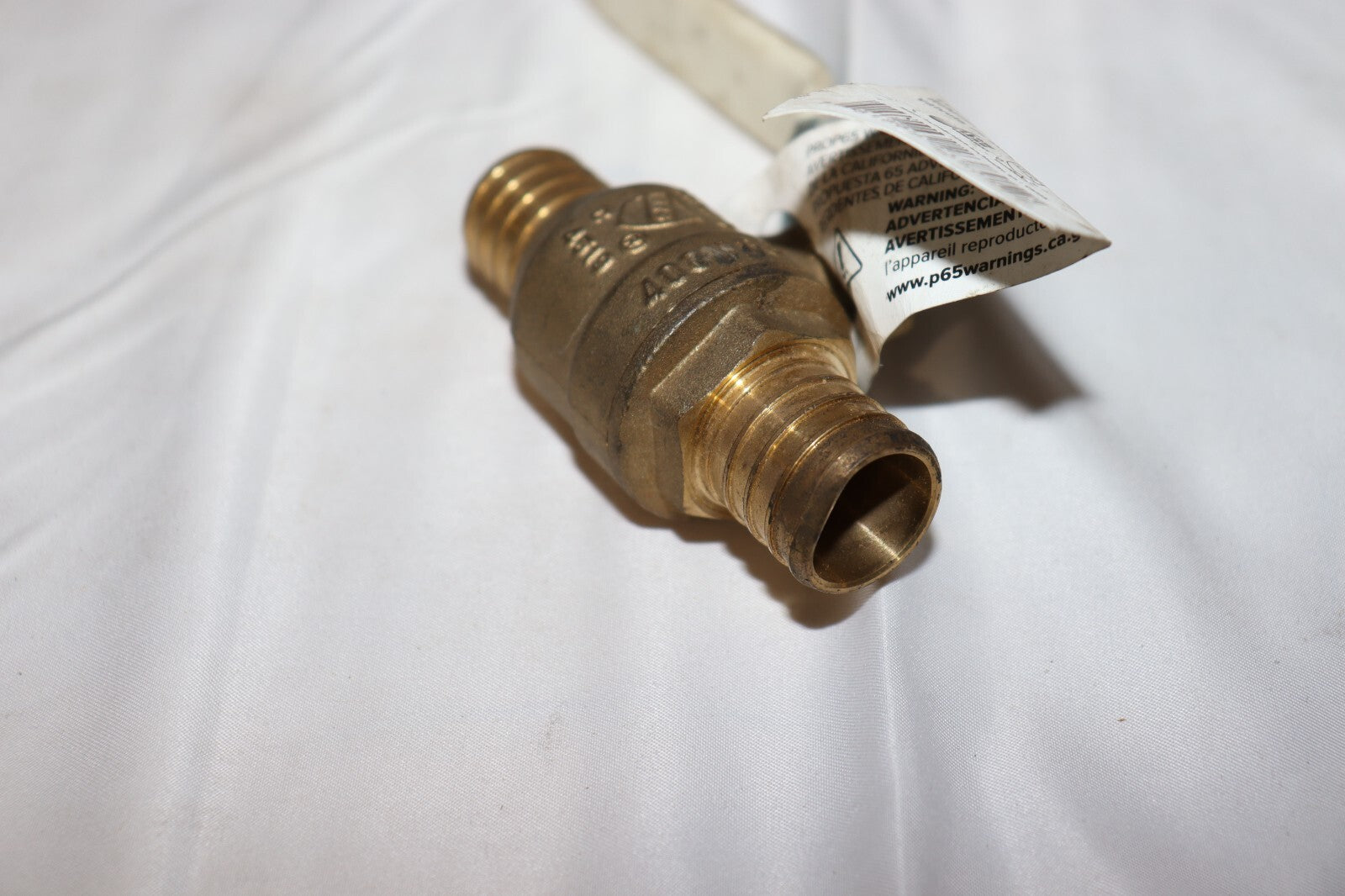 2-Pack PROFLO PFX462G 1" Pex Ball Valve, Slight Damage, See Photos