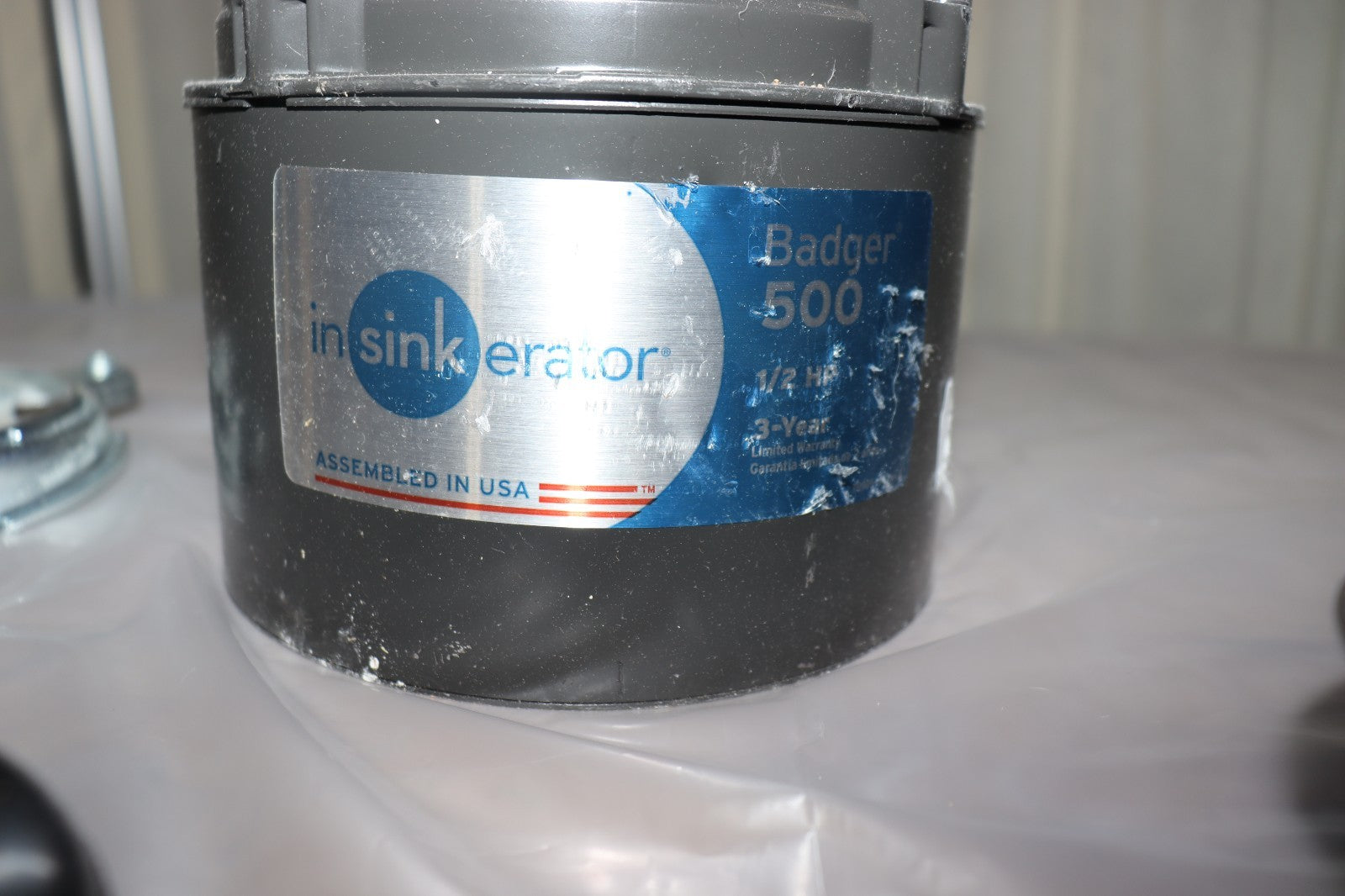 Insinkerator Badger 500, Garbage Disposal, Continuous Feed, 1/2 HP
