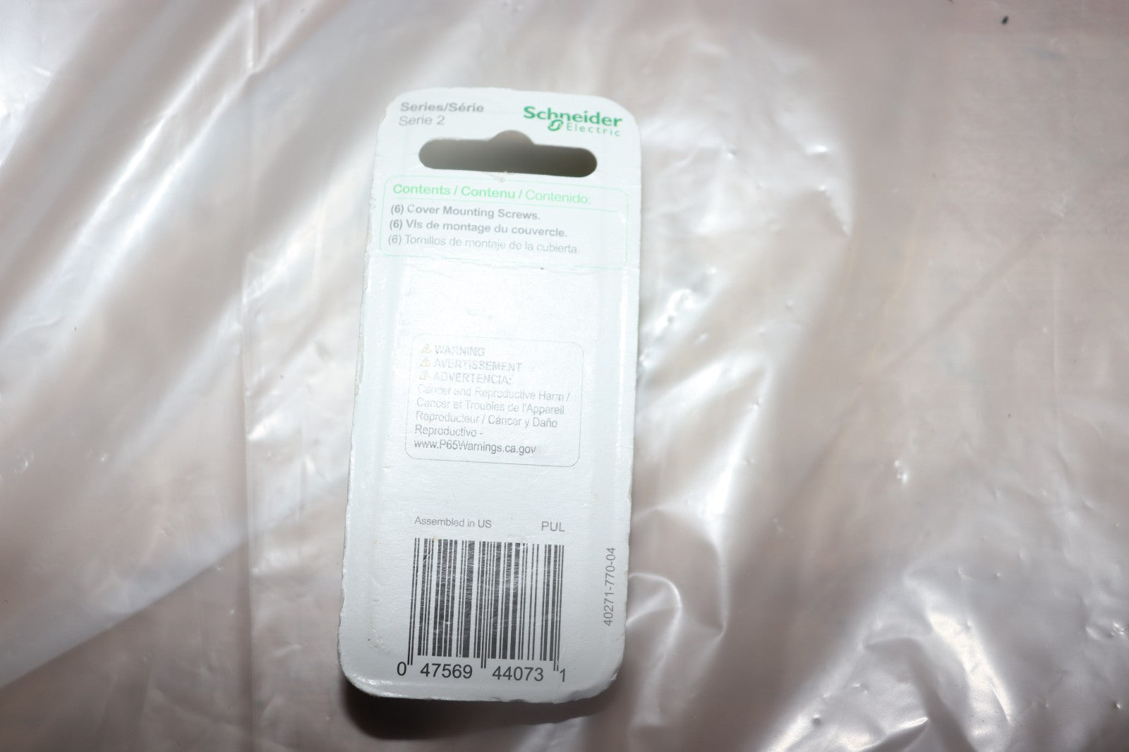 Square D by Schneider Electric S106 Load Center Cover Replacement Screws, 6-Pack