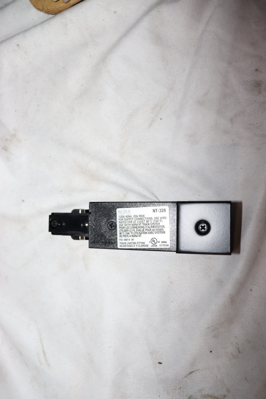 4 Pack - Nora Lighting Live End Conduit Conductor Right Polarity Black NT-328