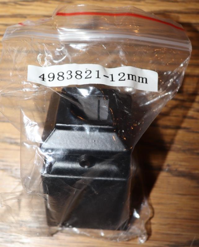 10 PACK - Slant Balusters Shoes 12mm (.472") Square Balusters Stair Pitch Shoe