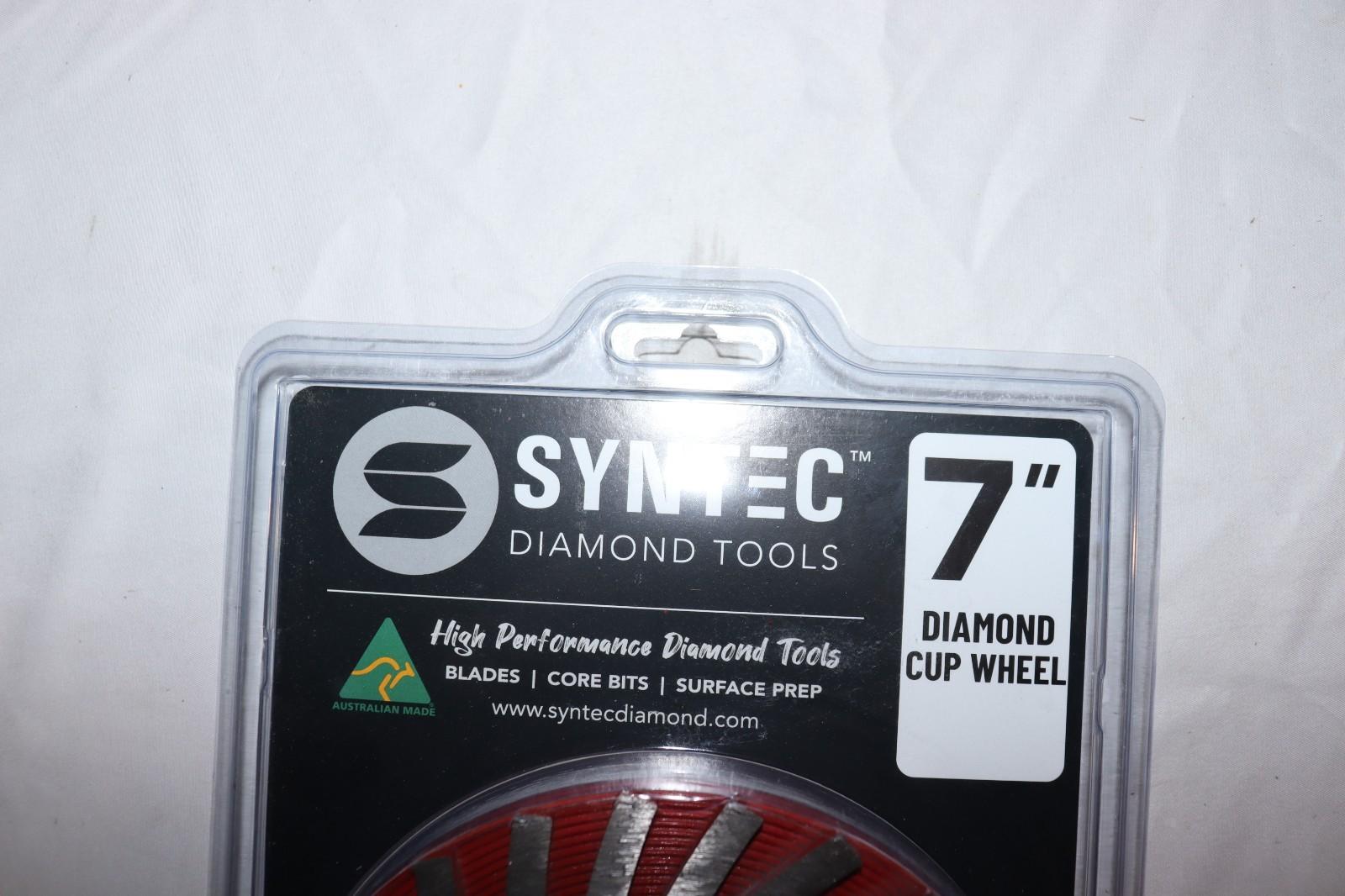 Syntec Diamond Tools 7" 24 Segment Diamond Cup Wheel