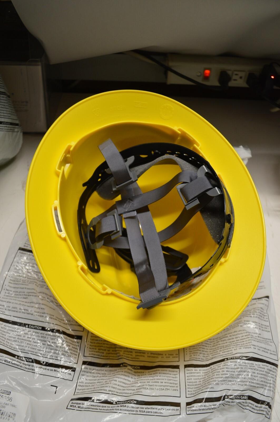 MSA V-Gard Type 1 Protective Helmet, Red, Green, Blue