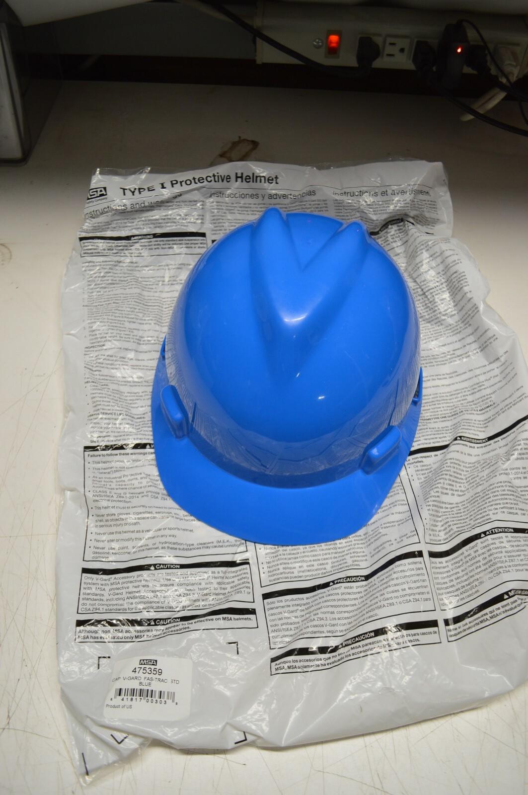 MSA V-Gard Type 1 Protective Helmet, Red, Green, Blue