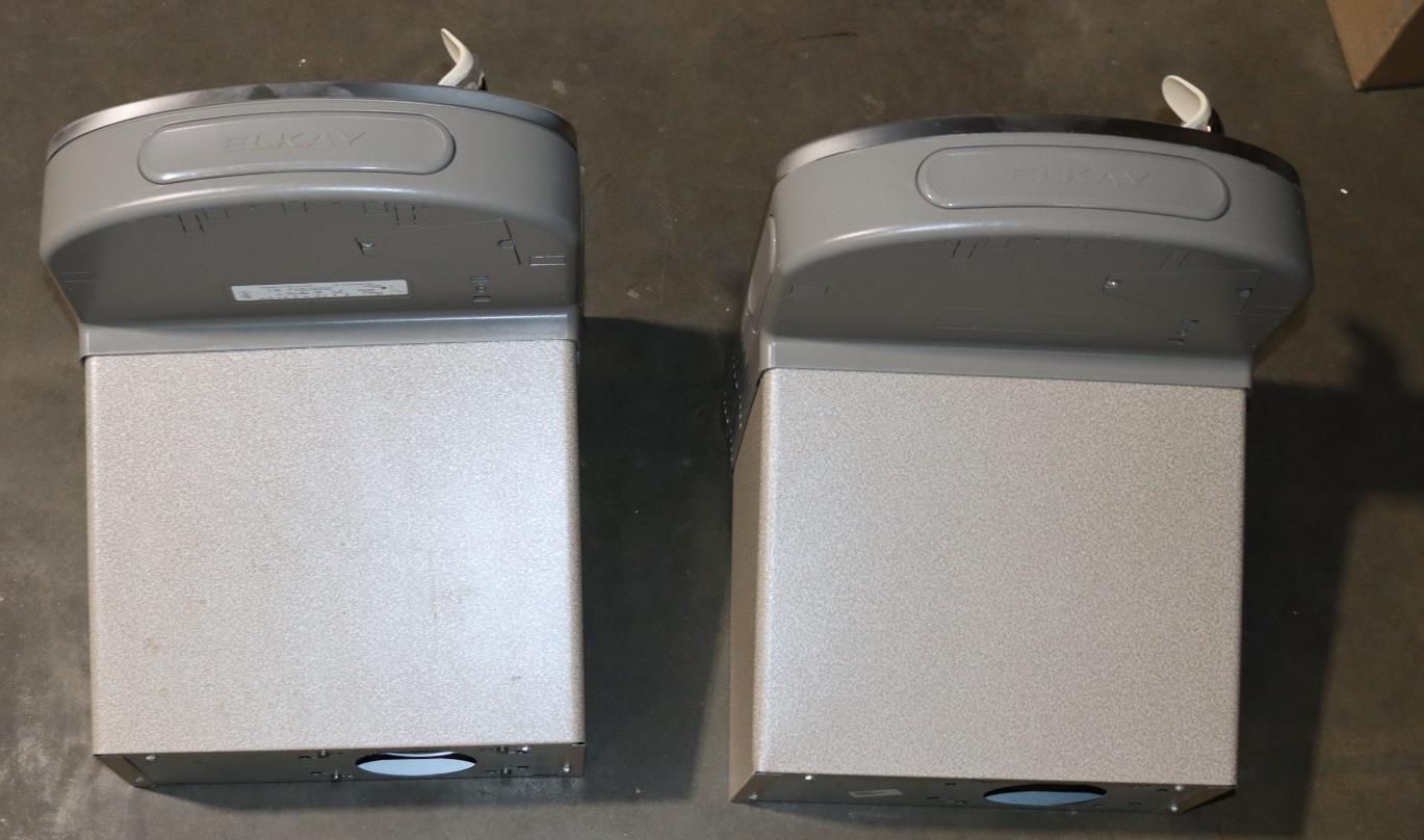 Elkay EZSTL8LC Wall Mount Bi Level Indoor Drinking Fountains- Refrigerated