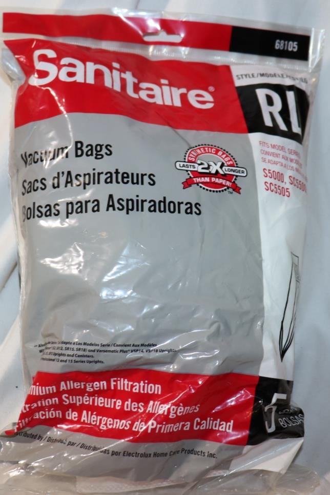 Sanitaire Vacuum Bags OEM Replacement Style RL 68105 for S5000 SC5500 SC5505