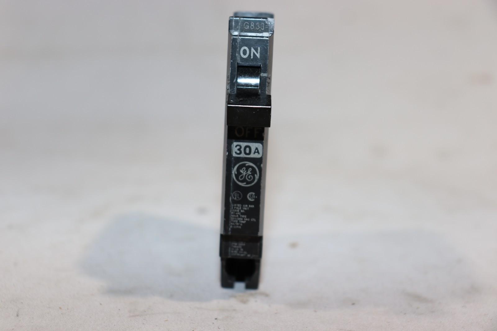 GE THQP130 30A 120V 1 POLE TYPE TQP CIRCUIT BREAKER