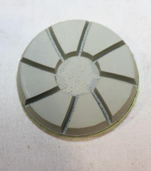 9 Pack - 2" Resin Bond Diamond Polishing Pads, 3000 Grit, Wet or Dry