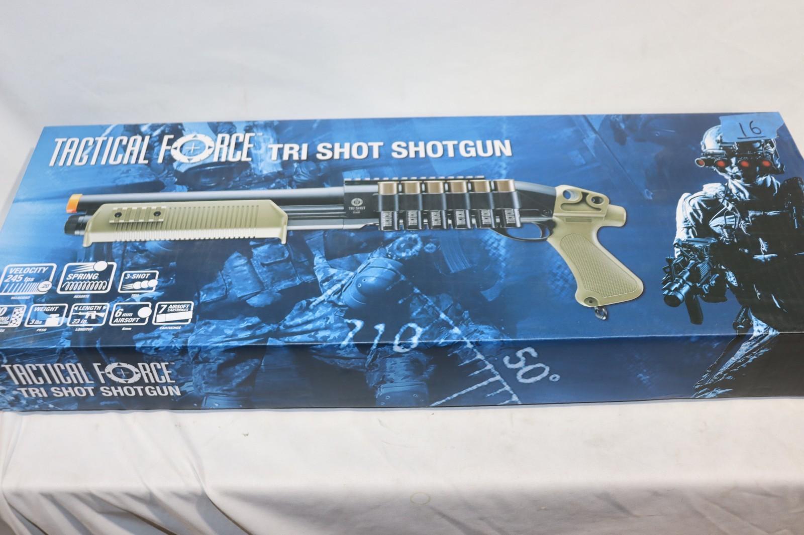 Umarex Tactical Force Tri-Shot Pump Action Airsoft Shotgun (TAN)