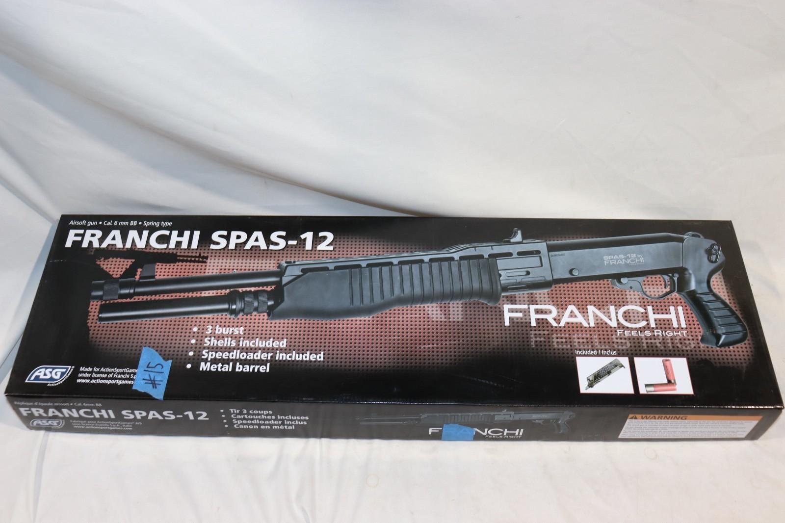 ASG Franchi SPAS-12 3-Burst Airsoft Shotgun, w/ Box