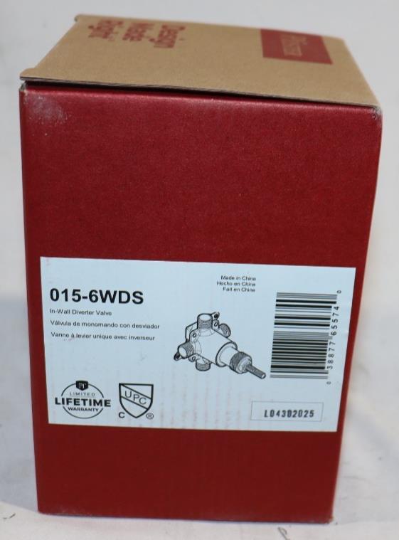 Pfister 015-6WDS In-Wall 6-Way Diverter Valve Shower, Valve Only