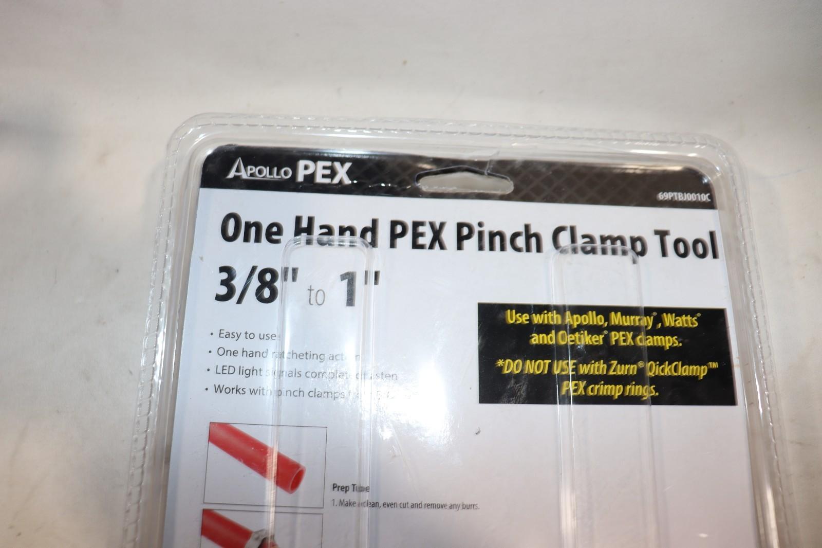 Apollo 69PTBJ0010C 3/8 in. to 1 in. 1-Hand PEX-B Pinch Clamp Tool