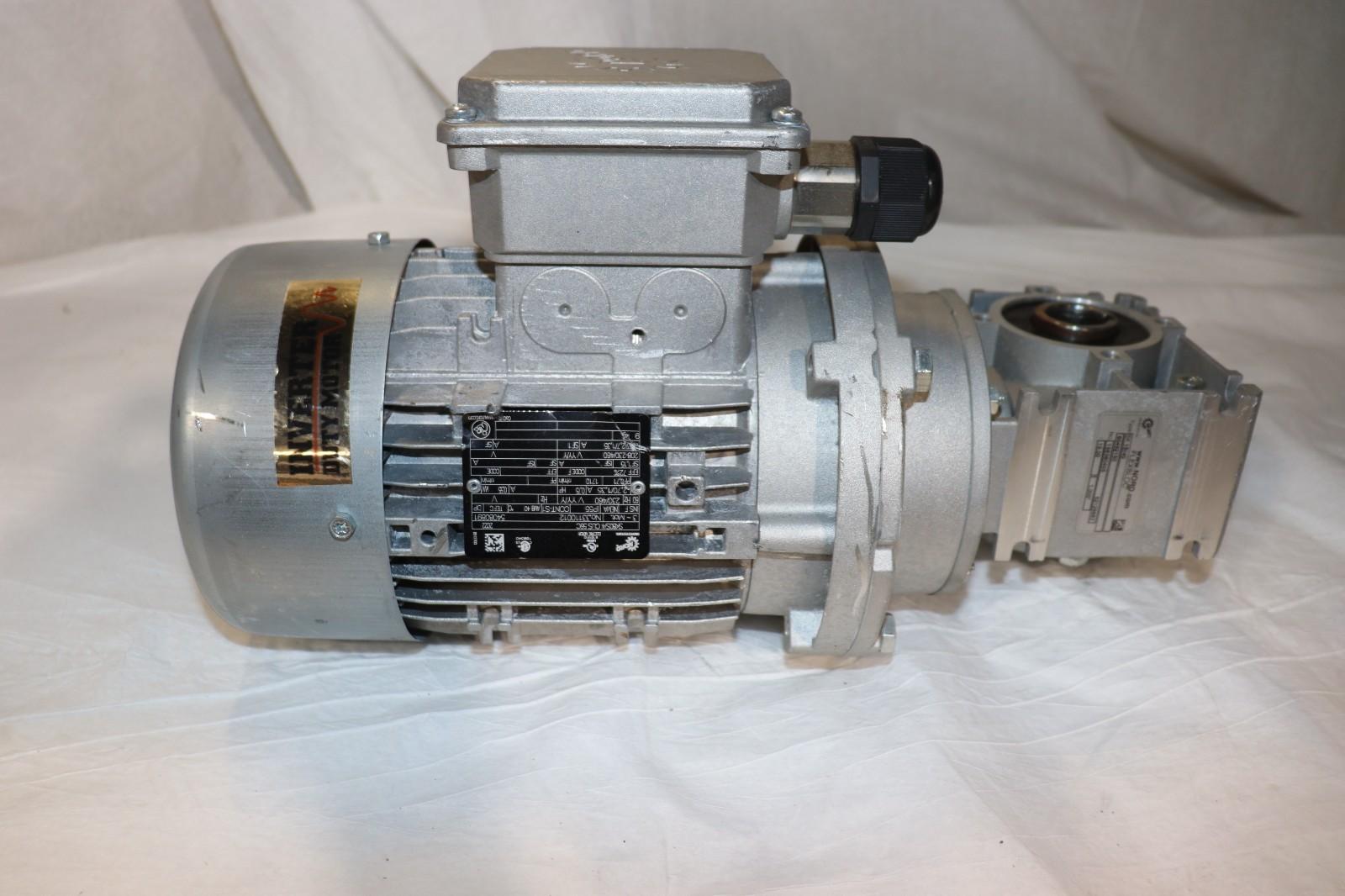 Nord SK80S/4 CUS 56C Motor 3/4HP W/ SK1SI50D-N56C-80S/4 CUS Gearbox 3PH 20:1 R