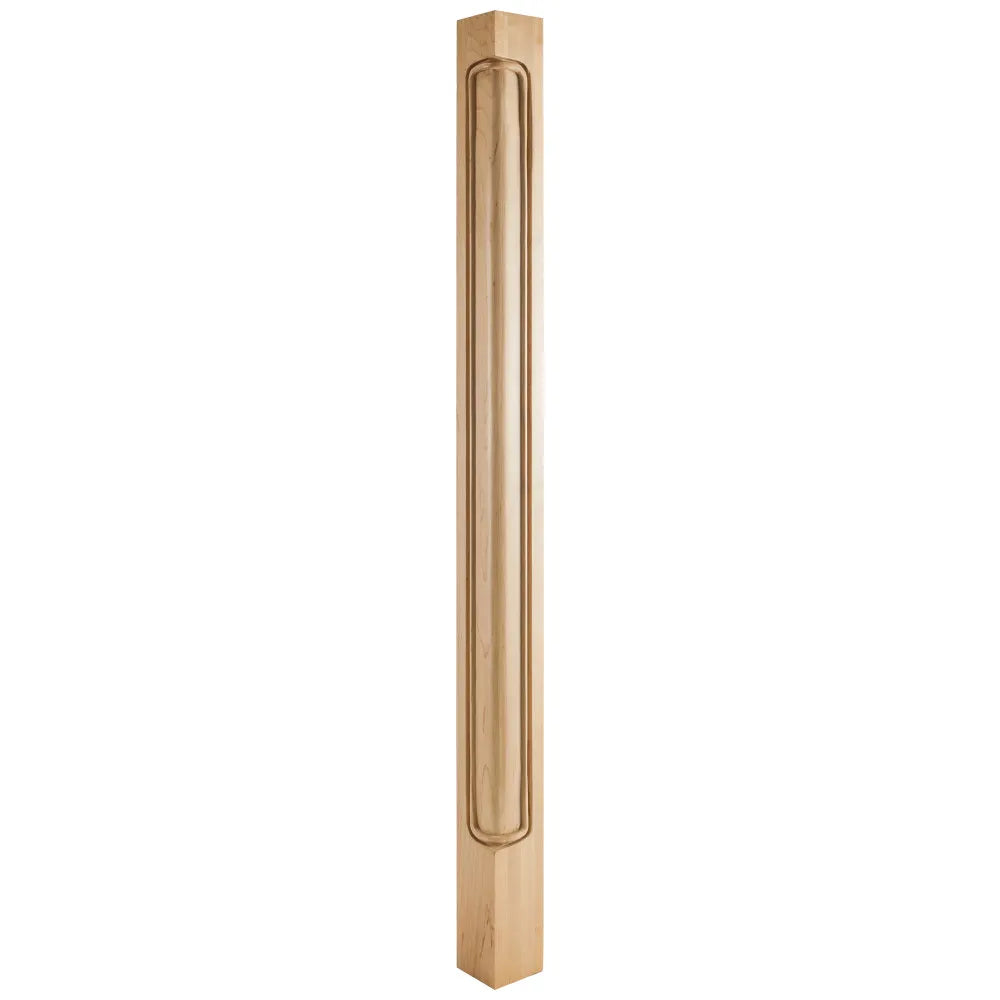 Hard Maple Beaded Corner Post 2-3/4" W x 2-3/4" D x 42" H CP-3-42MP