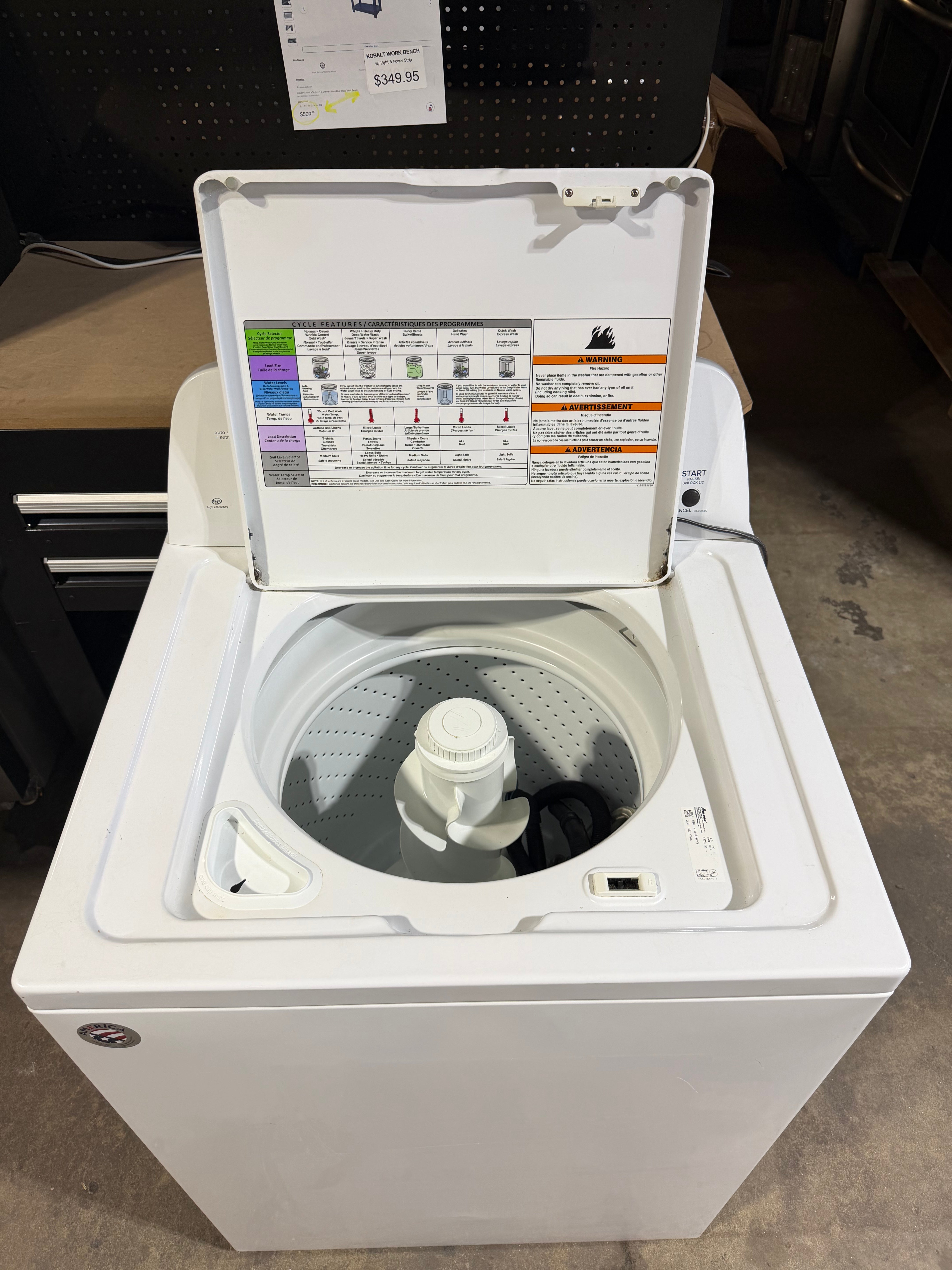 Amana NTW4516FW2 Washing Machine