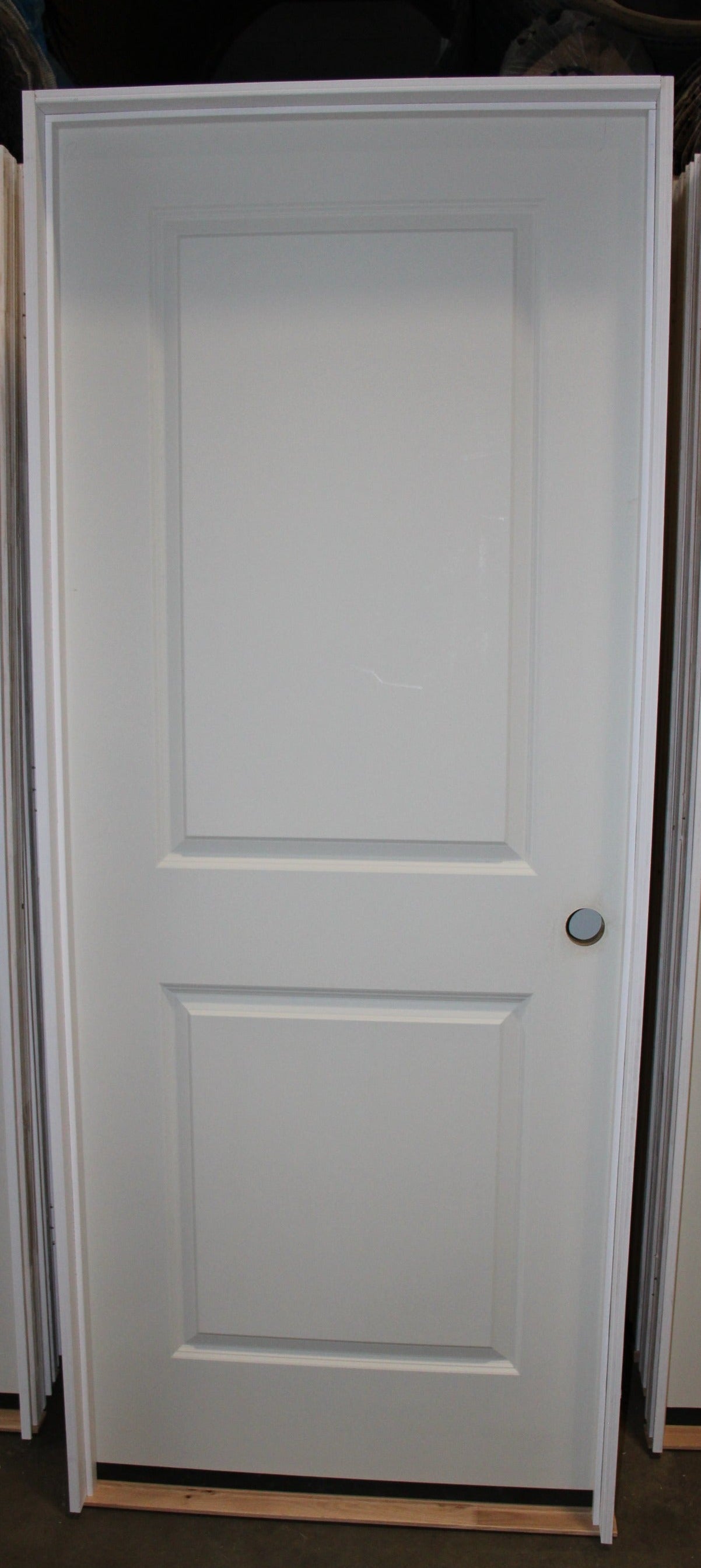 Door in Frame Carrara 2 Panel Square Top Interior Hollow Core Door