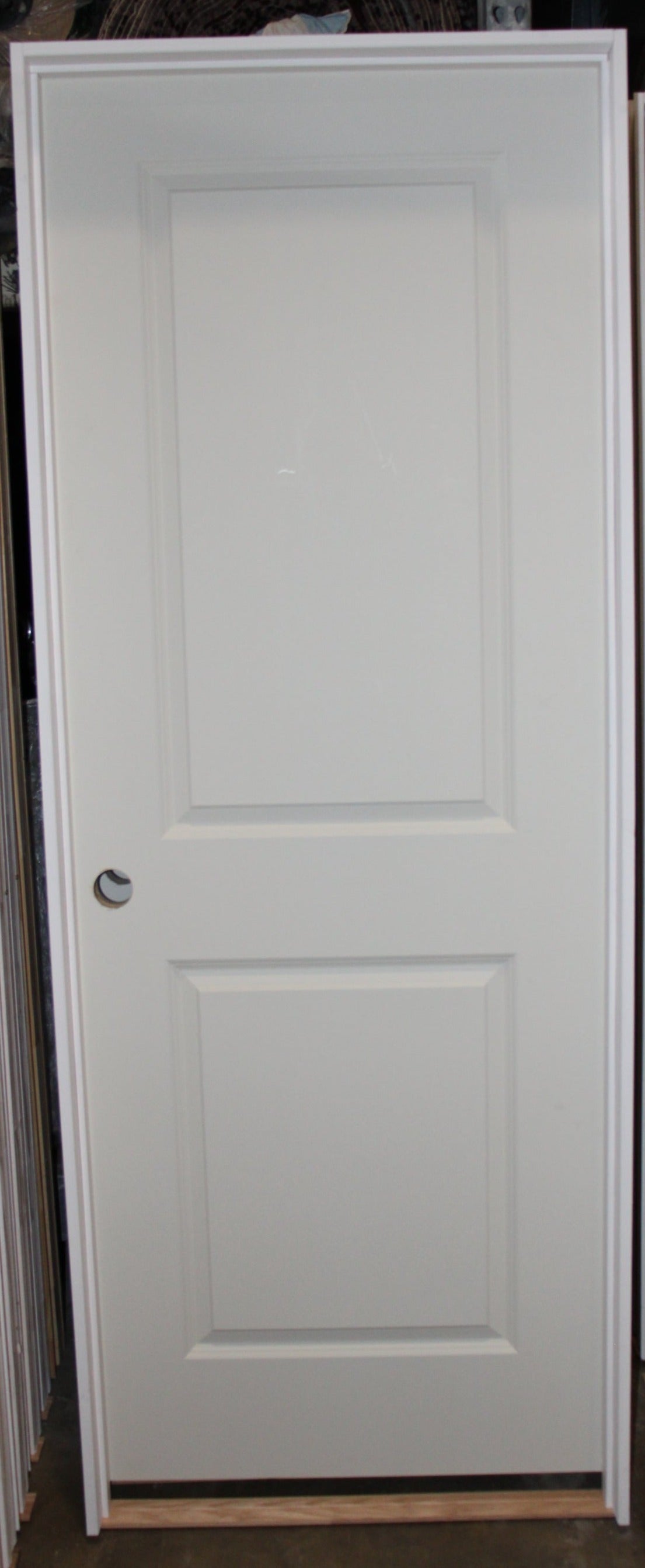 Door in Frame Carrara 2 Panel Square Top Interior Hollow Core Door